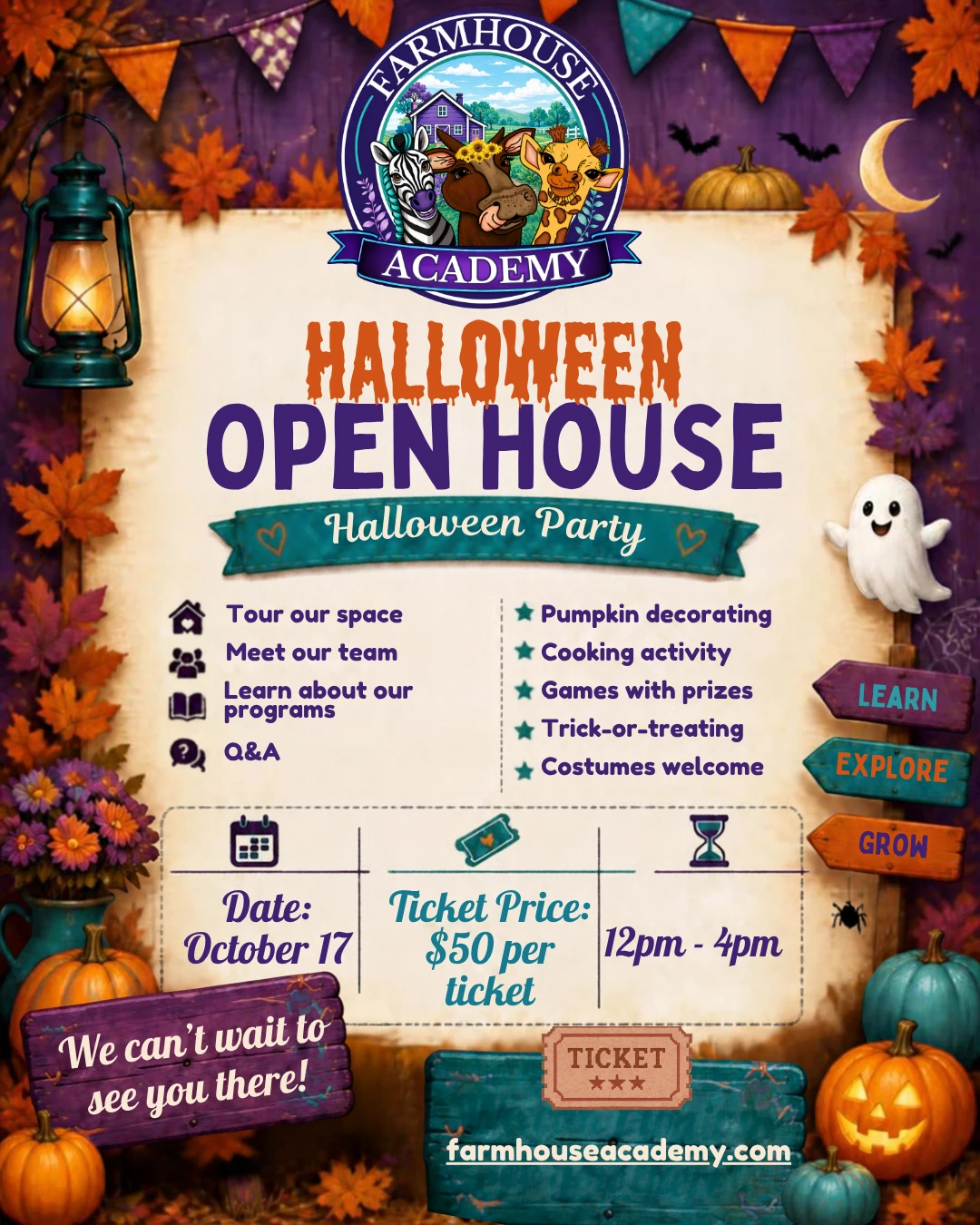 Halloween Open House — 2:00pm–4:00pm session
